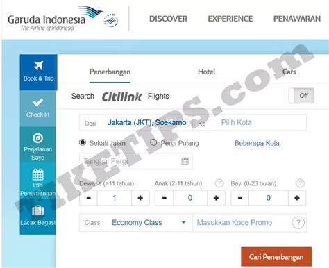 Contoh Tiket Pesawat Garuda Indonesia - 51+ Koleksi Gambar