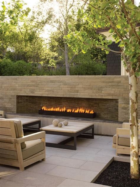 Modern Outdoor Fireplace Inserts | Ann Inspired