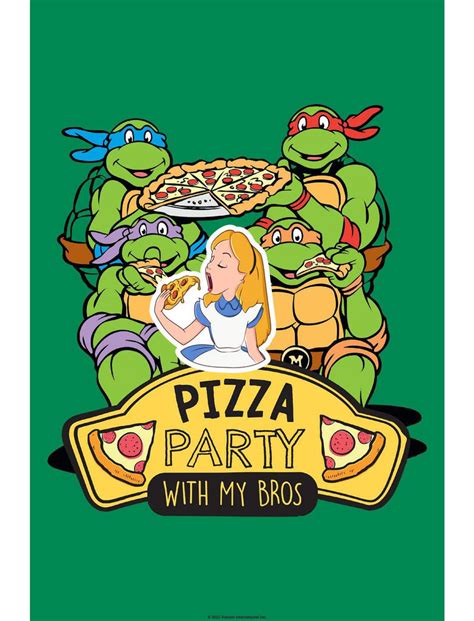 Alice and the TMNT's Pizza Party by MaxGoudiss on DeviantArt