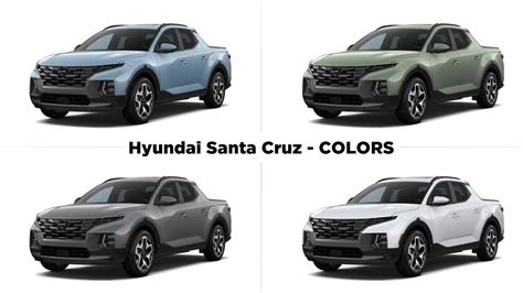 New Hyundai Santa Cruz - COLORS - YouTube