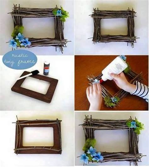 Unique Twig Frame - Effortless DIY Picture Frame Ideas #DIY #Pictures # ...