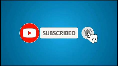 ANIMATED SUBSCRIBE BUTTON WITH SOUND EFFECT - YouTube