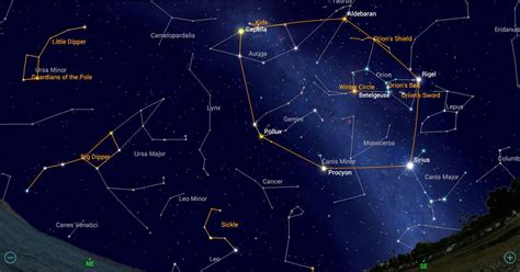 Catch the 'Winter Football' and Other Asterisms with Mobile Astronomy ...