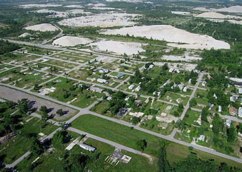 Picher, Oklahoma blimp aerial photography