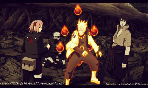 Naruto Manga 675 The Work Of The Team Seven by IITheYahikoDarkII on ...