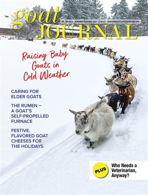 GOAT JOURNAL MAGAZINE, NOVEMBER/DECEMBER 2022 – Countryside