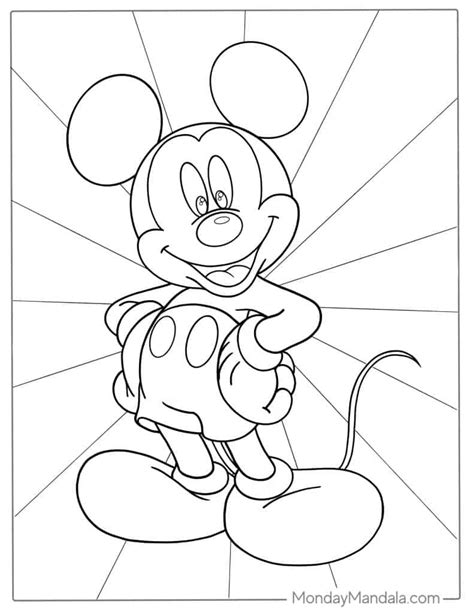 Mickey Mouse Friends Coloring Pages