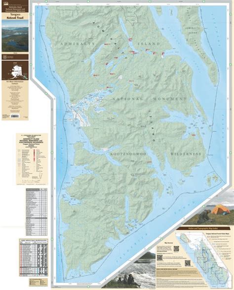 Admiralty Island National Monument (Map Bundle) by US Forest Service ...