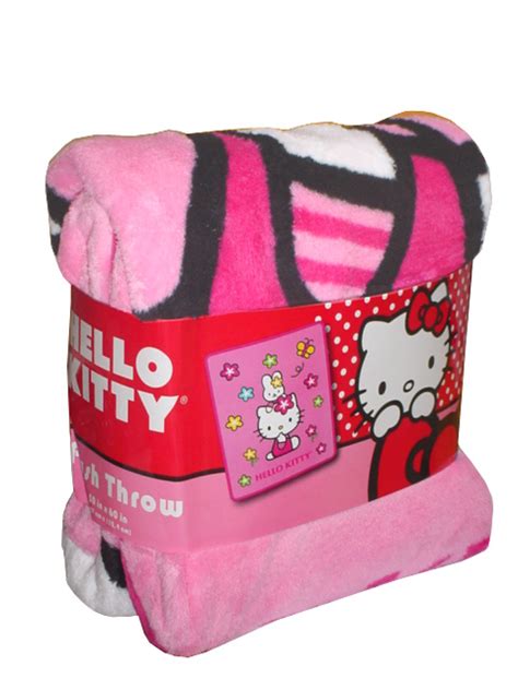 Click Hello Kitty Fleece Blanket/Throw to see enlarged picture