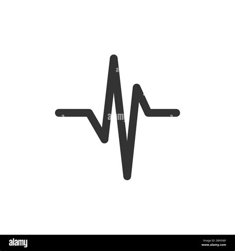 Pulse Cardiogram ECG Medicare Logo Template Illustration Design. Vector ...