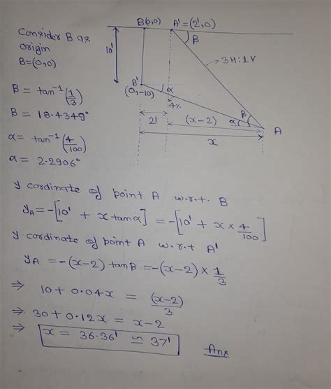 [Solved] What is the horizontal distance "X" of the figure below. Name ...