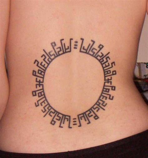 Circular something | Pi tattoo, Aztec tattoo designs, Circular tattoo