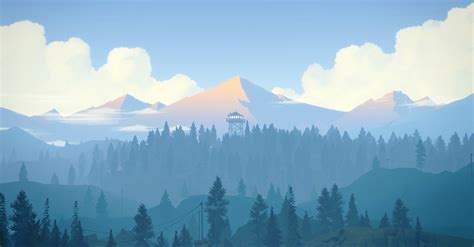 Firewatch Forest Wallpaper