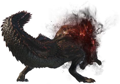 Iceborne Savage Deviljho render. If only the dragon element flared up ...