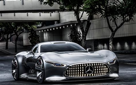 Silver Mercedes-Benz AMG Vision Gran Turismo HD desktop wallpaper ...