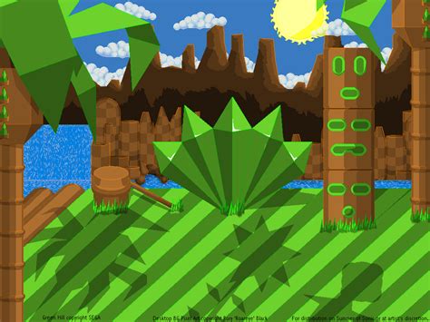 Wallpaper: Green Hill Zone by Roareye on DeviantArt