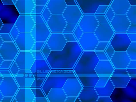 Blue Hexagon Wallpaper - WallpaperSafari