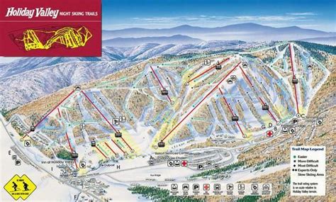 holiday valley trail map | Holiday Valley Piste Map / Trail Map | Trail ...