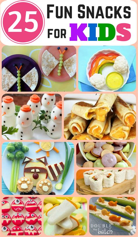 25 Fun and Healthy Snacks For Kids - Creative Snacks For Kids