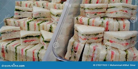 A Stack of Tuna Sandwich for Delivery on Any Occasions Stock Image ...