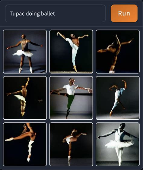 Tupac Doing Ballet : r/dalle