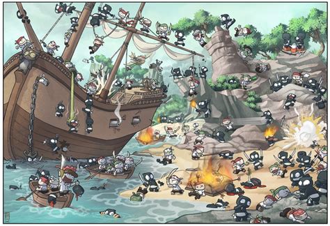 Pirates V Ninjas | Pirates vs ninjas, Art, Art prints