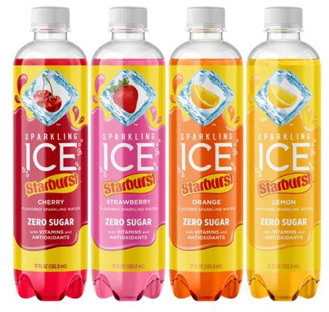 Sparkling Ice X Starburst New Collab Zero Sugar Beverage