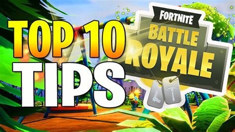 Fortnite Battle Royale | Top 10 Tips and Tricks! (Fortnite BR Guide ...