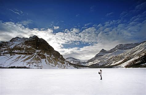 Fotos perfectas: Bow Lake in winter by woosra