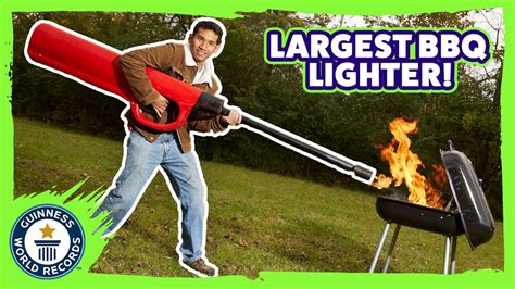 Largest oven lighter! - Guinness World Records - YouTube