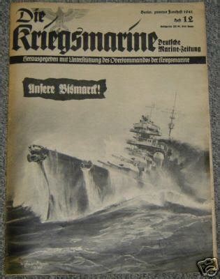 Bismarck sinking 1941 Kriegsmarine magazine | #25847766