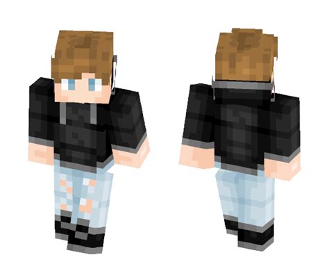 Get Black Hoodie Minecraft Skin for Free. SuperMinecraftSkins