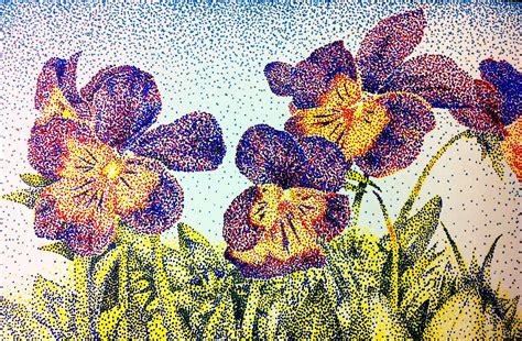 What's the point of pointillism? | Pointalism art, Art, Mandala art lesson