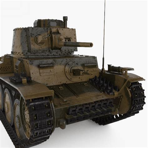 38 T Panzer 3D Model - TurboSquid 1514760