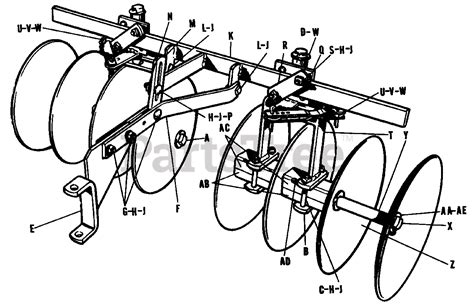 Simplicity 990208 - Simplicity 6 Disc Harrow 8-12" DISC HARROW Parts ...