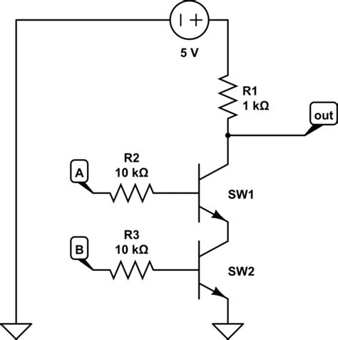 Is there a need for a third transistor in a NAND gate? - Electrical ...