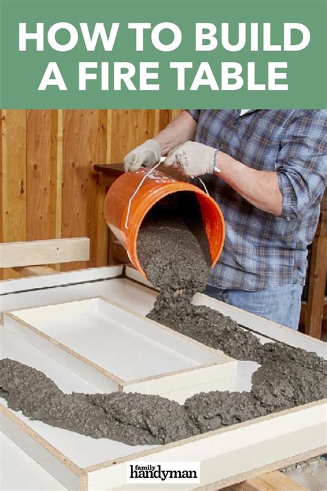 How to Build a Fire Table | Fire table, To build a fire, Small ...