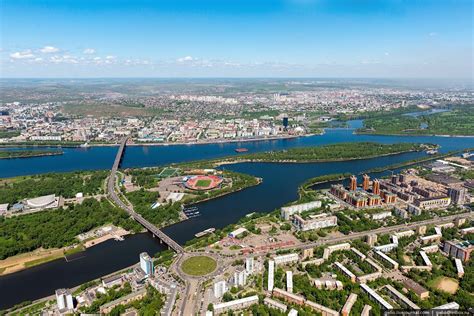 Let’s fly over Krasnoyarsk – one of the oldest cities in Siberia ...