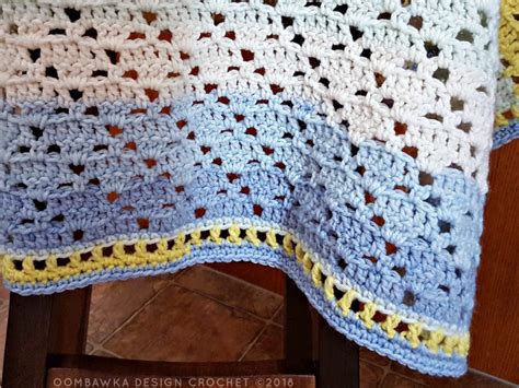 Beautiful Baby Boy Blanket Pattern • Oombawka Design Crochet