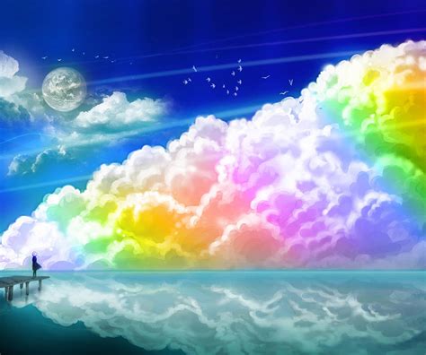 Rainbow Cloud Wallpapers - Top Free Rainbow Cloud Backgrounds ...