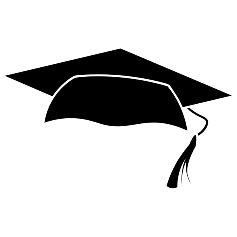 Graduation cap silhouette | Free SVG