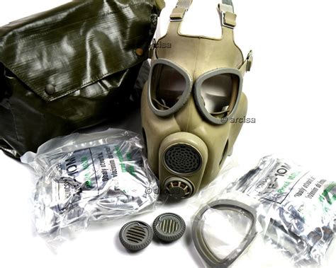 Czech Czechoslovakian army military Gas Mask M-10. New full set. CZ gas ...