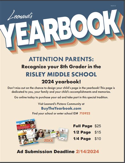 Yearbook Information – Yearbook Info – Risley Middle School