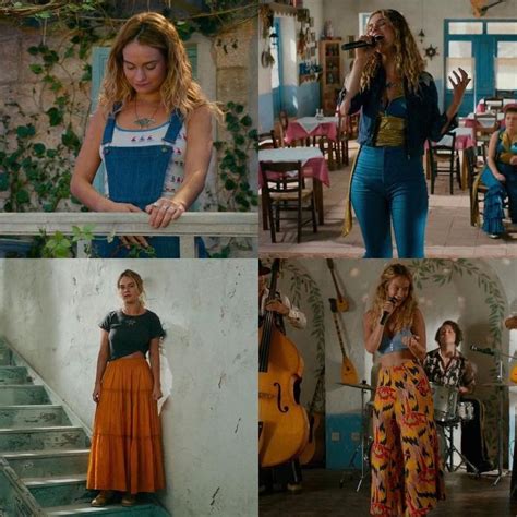 young donna sheridan oufits (mamma mia! here we go again) lily james ...