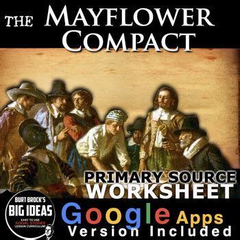 The Mayflower Compact Worksheet - Primary Source (American Colonies)