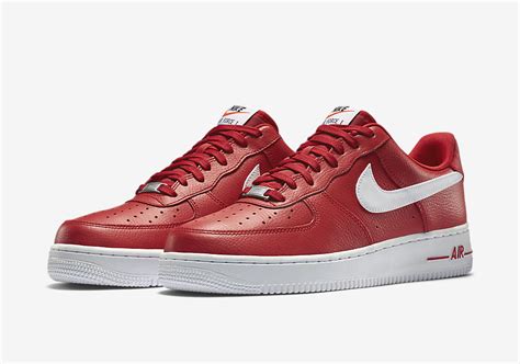 Nike Air Force 1 Low University Red White - Sneaker Bar Detroit