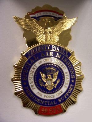 USAF Security Police Presidental Security | Police badge, Military ...