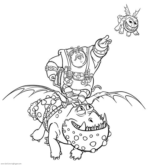 How To Train Your Dragon 3 Coloring Pages - GetColoringPages.com