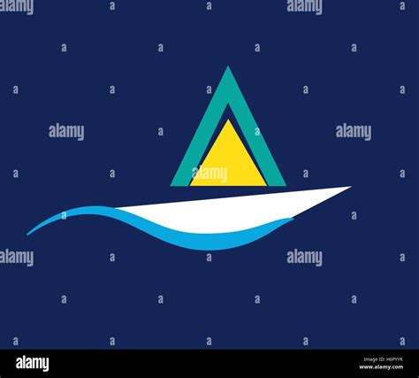 Yacht Logo Design Stock Vector Image & Art - Alamy