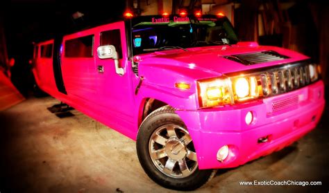 Chicago's Only Pink Hummer and I have it www.ExoticCoachChicago.com ...